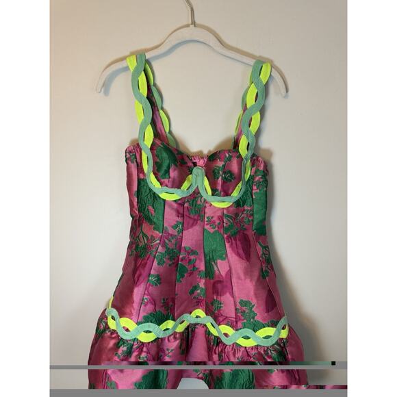 Celia B Rosso Dress Pink Sleeveless Women's Size Small NWT $370 - Picture 8 of 16